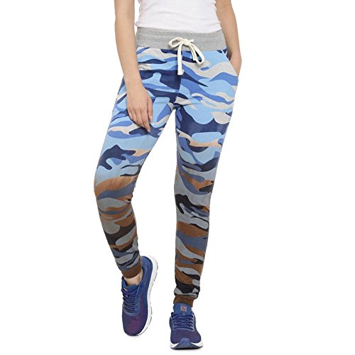 campus sutra women's military spray trackpant