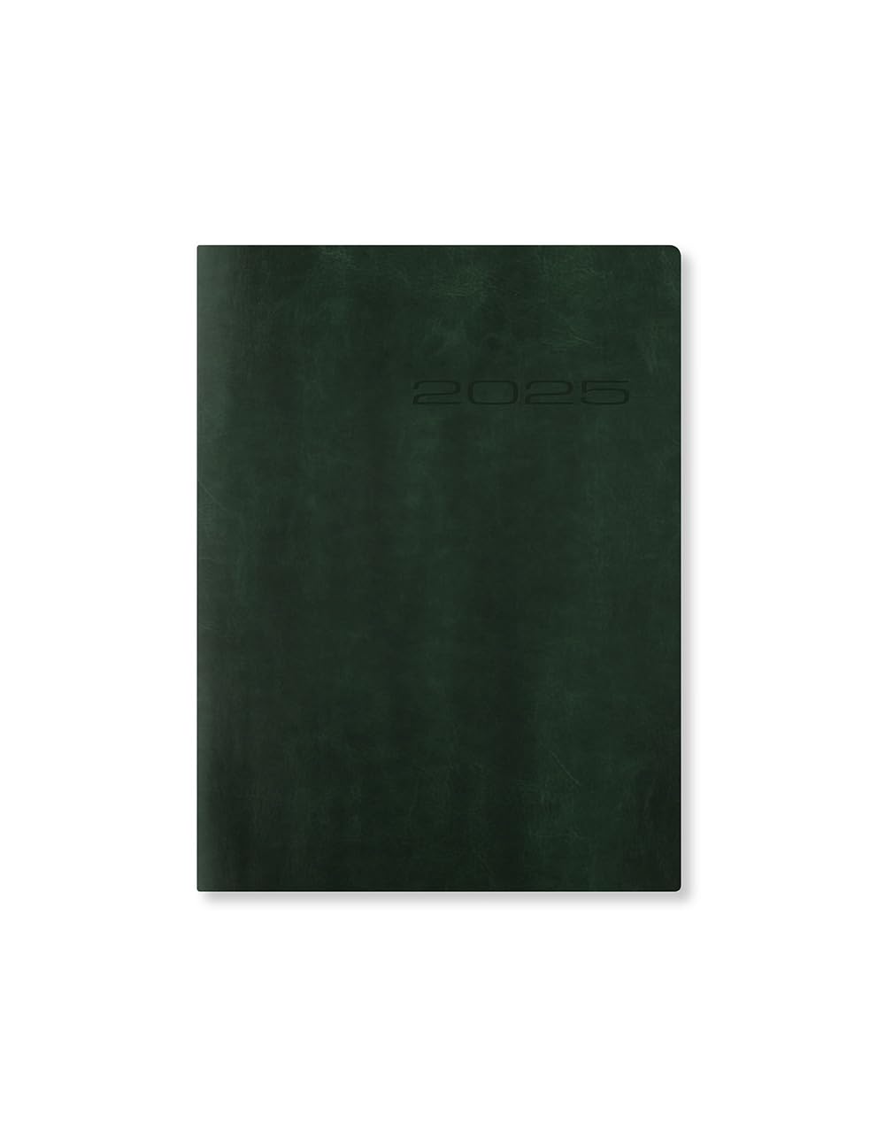Letts of London Lecassa A6+ week to view 2025 diary - British Racing Green