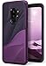 Ringke Wave Compatible with Galaxy S9 Plus Case Dual Layer Heavy Duty 3D Textured Shock Absorbent PC TPU Full Body Drop Resistant Protection Cover for Galaxy S 9 Plus (2018) - Metallic Purple