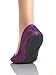 Sidekicks Foldable Ballet Flats with Carrying Case, Purple, Large