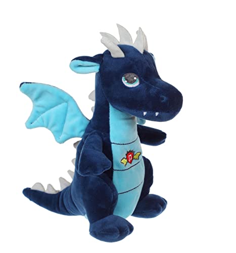 GIPSY TOYS - Drago sonoro 20 cm blu - Peluche per bambini - 071615