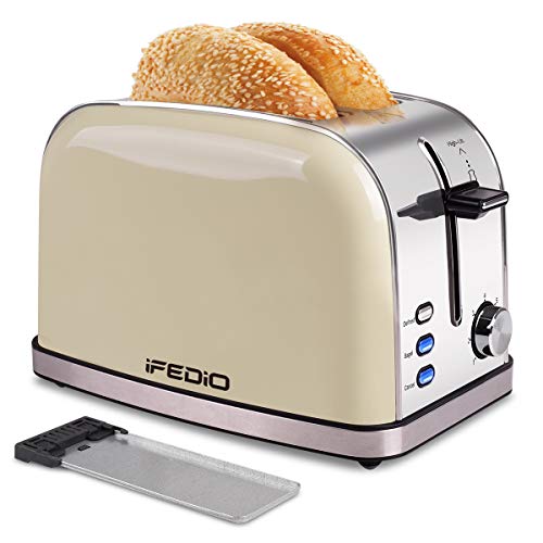 Toaster 2Slice Toaster Best Rated Prime Stainless Steel Retro Bread
