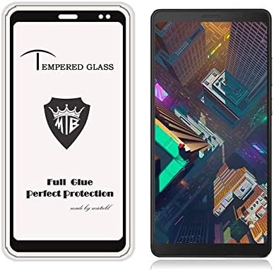 YIHUI Tempered explosion-proof glass Flim Full Screen Full Glue Anti-fingerprint Tempered Glass Film for Lenovo Tab V7 (Black) Screen Protector