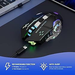 Wireless Gaming Mouse Bluetooth Mouse RGB