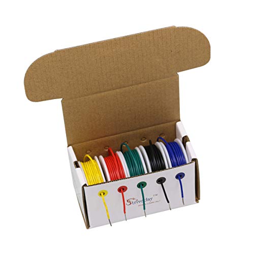StrivedayTM 30 AWG Electric wire cable 30gauge electrical wires pvc stranded hookup cables kit - Thumbnail 3