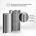 Secura Wine Chiller Bucket Stainless Steel Wine Cooler, Double Wall Keeps Wine Cold, Fits All 750 ML Bottles