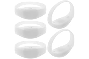 5 Pcs Sound Activated LED Bracelets Light Up Armbands for Parties Concerts Festivals Secure