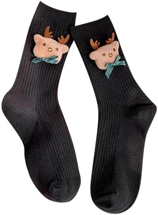 1-6 Pairs Christmas Novelty Socks For Women Men, 3D Knitted Animal Sloth Socks Compression Running Trainer Sock, Thermal Cotton Stocking Fillers Advent Calendar Decorations