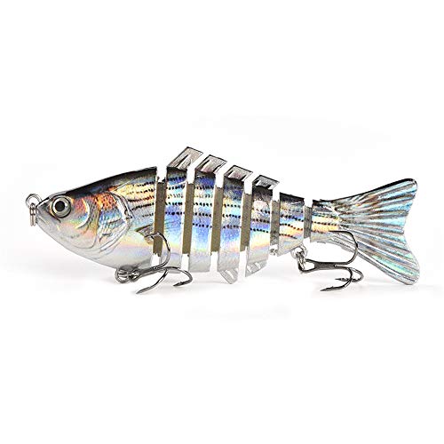 xiangen Fishing Bait Bass Multi-Joint Slow Hard Bait Fishing Gear Kit Simulation Bionic Freshwater Road Sub-Bait 4Pcs - Thumbnail 3