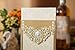 PONATIA 25PCS Laser Cut Invitations Cards Luxury Diamond Gloss Design Wedding Bridal Shower Invitation Baby Shower Engagement Birthday Invitation Graduation (Dark Gold)
