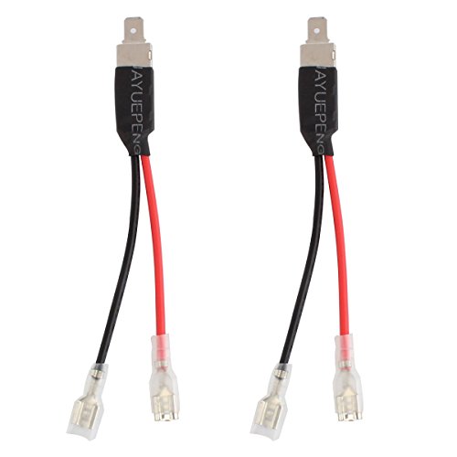 TOMALL H1 Male Plug Single Diode Converter Connecting Wiring Harness for LED Headlights Bulb Conversion