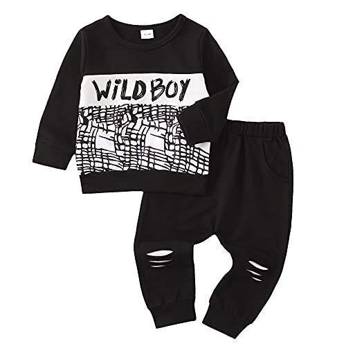 3T Boy Clothes Toddler Boy Long Sleeve Graphic Tees Baby Boy T
