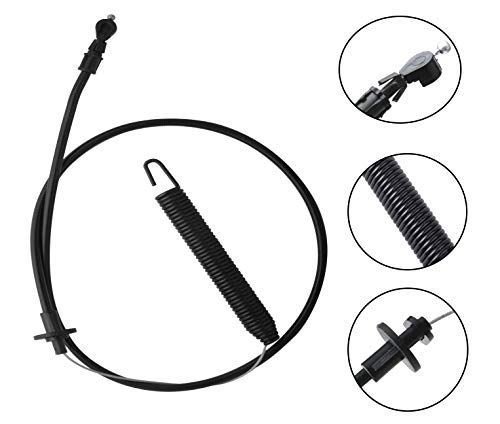Podoy 175067 Deck Clutch Cable Compatible with Craftsman AYP for Husqvarna Poulan Replace 175067 169676 532169676 532175067 21547184 Lawn Mower 42"