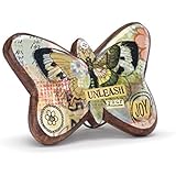 DEMDACO Kelly Rae Roberts Unleash Your Joy Wood Carved Butterfly