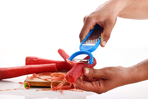 Signoraware-2-in-1-Grater-cum-Peeler-Steel-for-cheese-and-Vegetables-Set-of-1-Blue