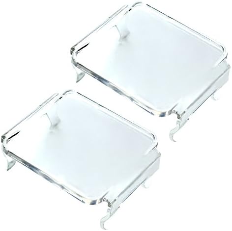 Primelux 3"x3" CREE Off Road LED Fog Driving Light for Jeep Wrangler Ford F-150 Raptor GMC Sierra Chevy Silverado SUV ATV UTV 4WD 4X4 Vehicles (3-inch Covers(Clear- 2 pack))