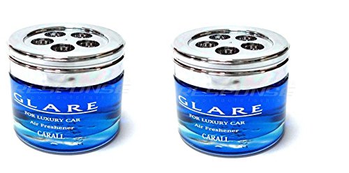 Glare Marine Squash Car Air Freshener Clear Blue x 2