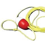 Kiefer Ring Buoy Throw Line, 30 Feet, 1/4-Inch Diameter Polyethylene Rope