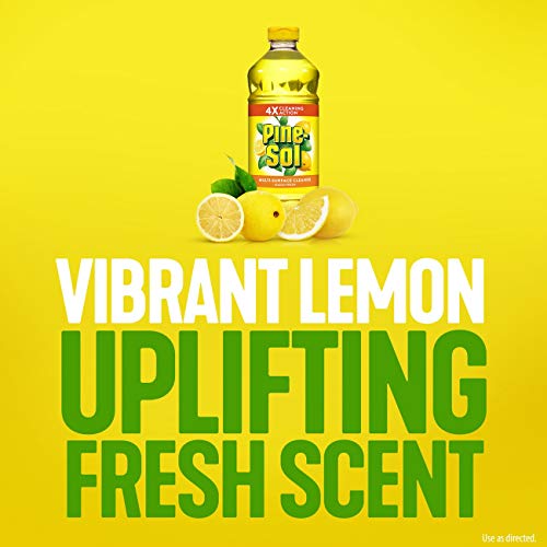 Pine-Sol Multi-Surface Cleaner, Lemon Fresh, 48 Ounce Bottle - Thumbnail 4