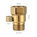 Brass Shut Off Valve Shower Flow Control Valve G 1/2 for Hand Shower, Shower Head, and Bidet Sprayer