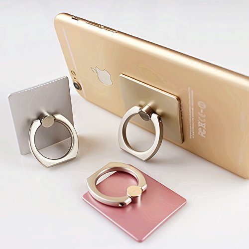 image for MobilePhone Ring Holder Stand, EcoPestuGo 360° Rotation Universal Sma