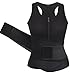 Women Sauna Suit Waist Trainer Vest for Sport Workout Weight Loss Corset with Belt Neoprene Shirt Body Shaper Tank Top
