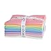 Connecting Threads Color Wheel Premium Precut Fabric Bundle Fat Quarters (Pastel Rainbow)