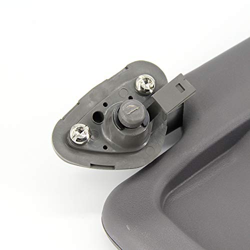 ustar Sun Visor Left Driver Side Fit for Honda Civic 2006 2007 2008 Without Vanity Light Replacement Part #83280-SNA-A01ZA (Atlas Gray, 2006-2008) - Thumbnail 3