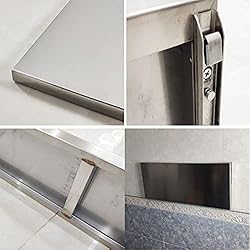 GHHZZQ Wall Mounted Fold Down Table 304 Stainless