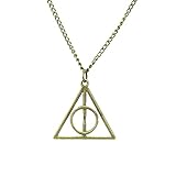 Sivercell Harry Potter Necklace Chain Necklace Charm Pendant Metal Pendant