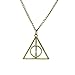 Sivercell Harry Potter Necklace Chain Necklace Charm Pendant Metal Pendant