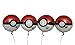 Large Pokémon Birthday Party Balloons – 8 pieces, over-2-feet-tall each: Pikachu Ivysaur Charmander Squirtle + 4 round Pokeball 18