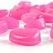 Alan Stone 100pcs Glow in The Dark Pebbles, Glow Pebbles Gravel Rocks Stones,Glow in The Dark Gravel Pebbles for Fish Tank Aquarium Walkway Garden Gifts Decoration,305g/0.67lbs, Rose Color