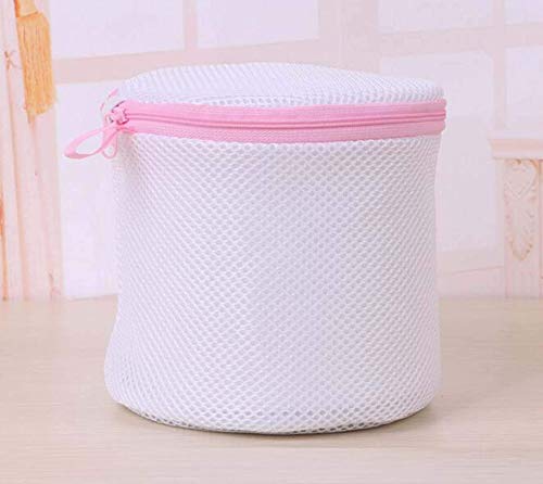 Krishna Handmade INDIAN Premium Quality BRA WASHING BAG with Zipper - 1 No/Underwear Bra Lingerie Washing Bag/Bra Saver Bag for Dryer/Double Wall Protection Laundry Bag / [Krish-Misc-A103]