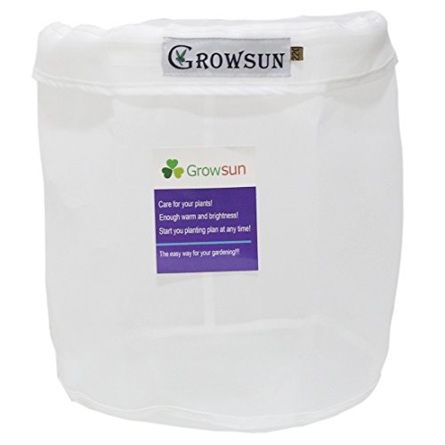 Growsun 5 Gallon 220 Micron Bubble Zipper Bag for Extracting Washing Machine - Herbal Extractor Durable Filter Bag