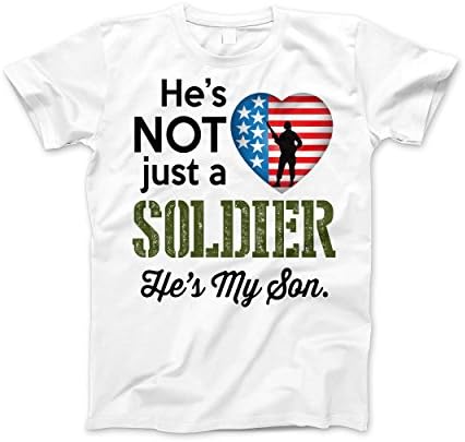 He's Not Just A Soldier He's My Son - Military Family Pride Shirt (XX-Large)