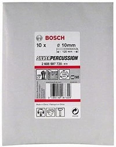 Bosch CYL-3 Concrete Drill Bit 10mm x 80mm x 120mm Silver