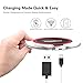 Fast Wireless Charger, Laniakea [Fast Charge] Fast QI Wireless Charging Pad for Samsung Galaxy S8 S8 Plus S7 S7 Edge, S6 S6 Edge Plus S6 Edge S6 Active, Note 5, Nexus 6 5, Nokia Lumia 1520, etc