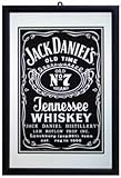 Jack Daniels - Bar Mirror (Black Logo) (Size: 9'' x 12'')