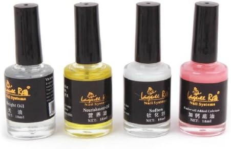 4 pcs base nail art kits Nail polish set bright oil nourishment-oil softener base coat Added Calcium