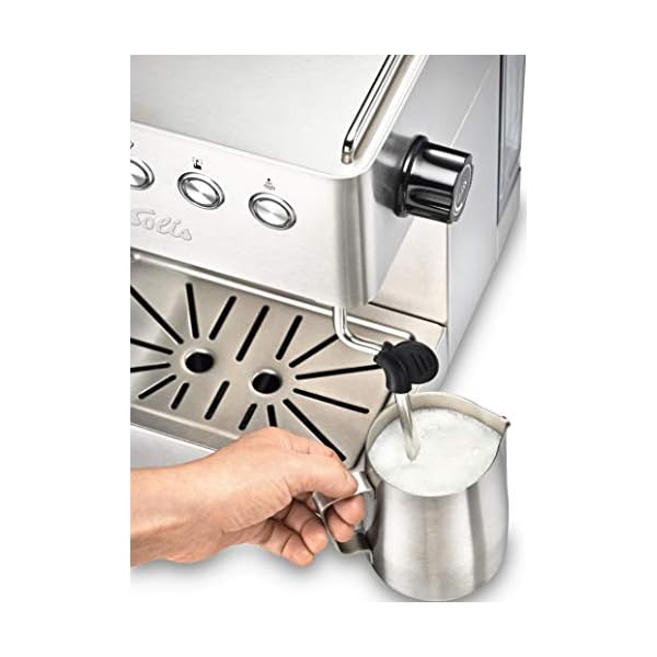 Solis Espressomaschine Barista Gran Gusto 1014 - Siebträgermaschine - Tassengröße programmierbar - Dampf-/Heißwasserdüse… – Bild 5