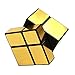 FC MXBB Set of 2 Mirror Speed Cube 2x2 Magic Cube Gold & Silver Puzzles Collection