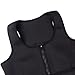 FeelinGirl Women's Neoprene Sauna Suit Tank Top Vest Workout Waist Trainer Corset Small,Dark