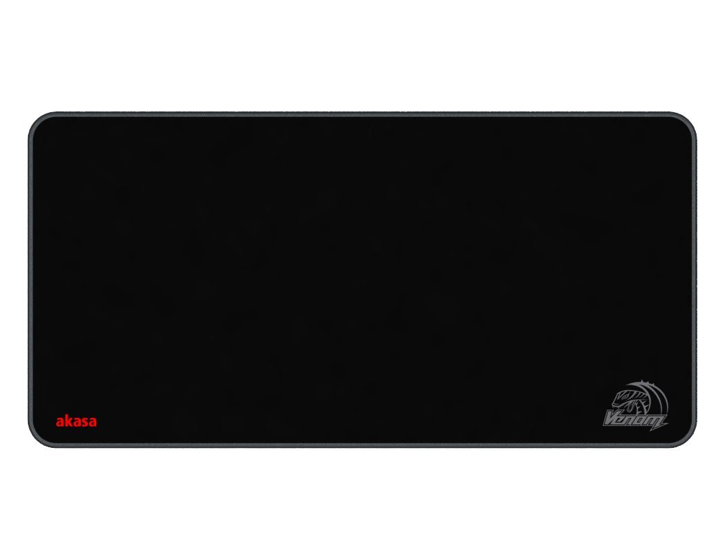 Akasa Venom Mouse Pad TXL with Extended Large Size 1000 x 500 x 5 mm and Advanced Micro Weaved Surface Support for PC/ Laptop Use - Black
