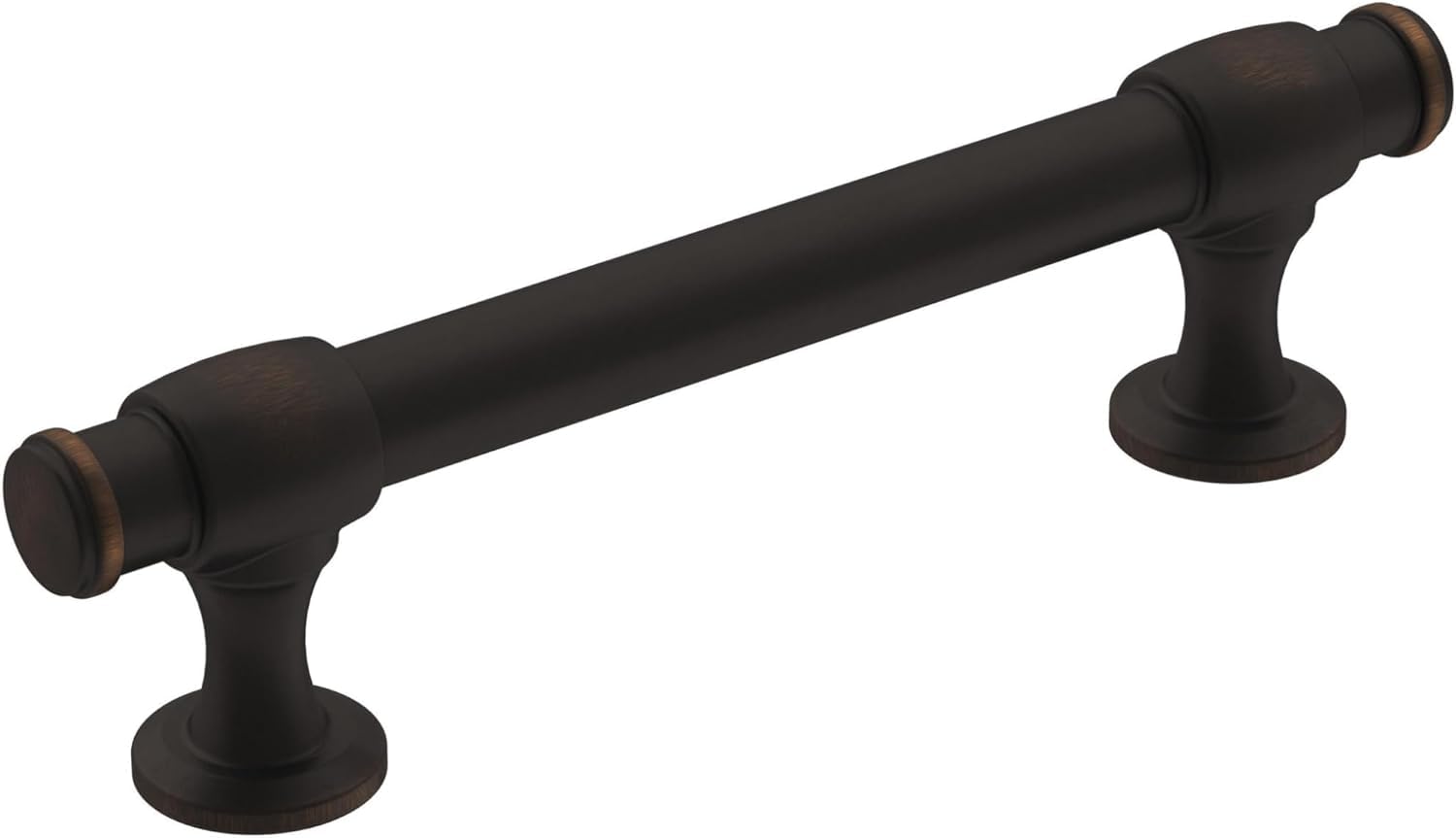 Photo 1 of Amerock | Cabinet Pull | Oil Rubbed Bronze | 3-3/4 inch (96 mm) Center-to-Center | Winsome | 1 Pack | Drawer Pull | Cabinet Handle | Cabinet Hardware
