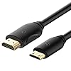 Rankie Mini HDMI naar HDMI-Kabel, 1080P Full HD, 1,8 m, Zwart
