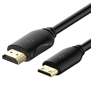 Rankie Mini HDMI naar HDMI-Kabel, 1080P Full HD, 1,8 m, Zwart
