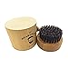 The Beardman Beard Brush- 100% Boar Bristles - With a a Beautiful Wodden Gift Box (Round Beard Brush with Travel Case)