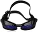 Doggles Ils Small Metallic Black Frame and Blue Lens