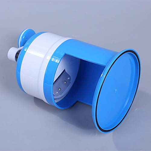 Home Mini Ice Crusher Manual Shaved Ice Machine Countertop Smoothie Maker Multi Function Ice Shaver Machine in Summer 1pc Blue